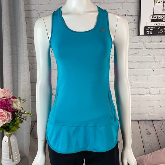 New Balance Tops - NEW BALANCE Blue/Pink Razorback Tank Top Size: XS